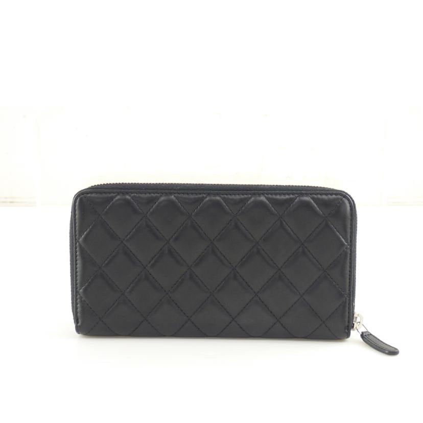 ＣＨＡＮＥＬ シャネル/ラウンドファスナー長財布　ラムスキン//22593281/Aランク/64