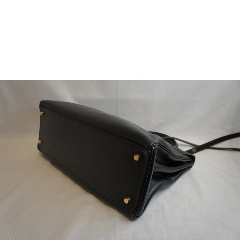 ＨＥＲＭＥＳ エルメス/ケリー３５／スイフト／ノワール／ＧＤ金具／Ｓストラップ//〇Z刻*****/ABランク/92