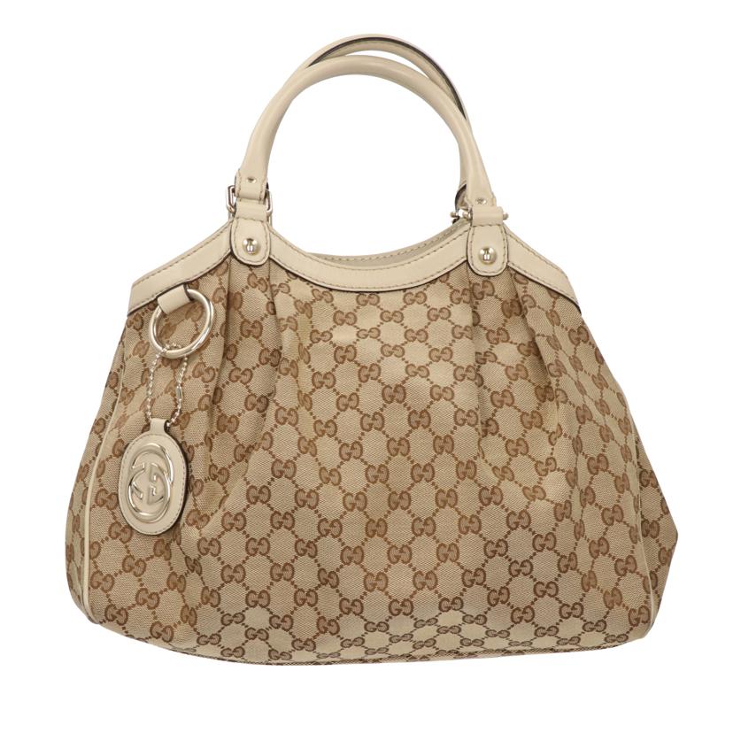 ＧＵＣＣＩ グッチ/グッチシマスーキーキャンバスハンドバッグ/211944//525***/Bランク/75