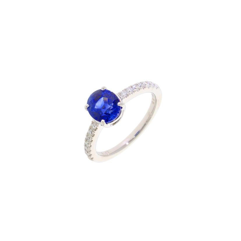 /◎　ＰＴ９００サファイアダイヤリング２．４７／Ｄ０．２５ｃｔ//Aランク/75