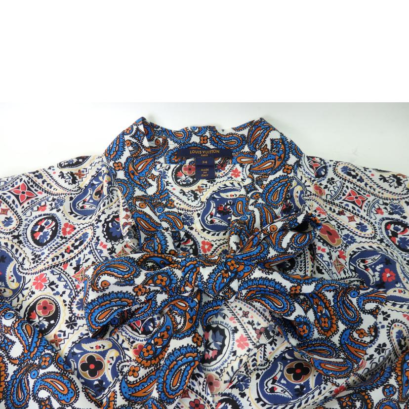 ＬＶ ルイヴィトン/１００％シルクワンピース／ペイズリー柄／＃３４/RW182W HRC FFDR22//ABランク/84