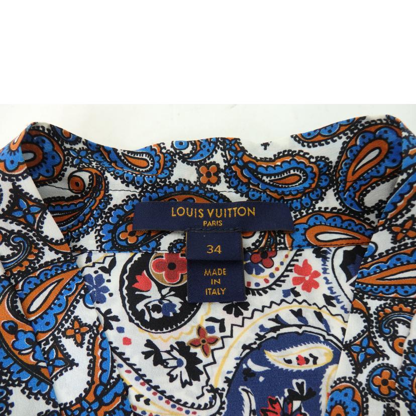 ＬＶ ルイヴィトン/１００％シルクワンピース／ペイズリー柄／＃３４/RW182W HRC FFDR22//ABランク/84