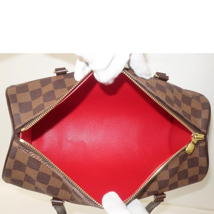 ＬＯＵＩＳ　ＶＵＩＴＴＯＮ ルイヴィトン ルイ・ヴィトン ビトン ダミエ・エベヌ 市松模様 ブラウン 茶 ショルダーバッグ ハンドバッグ トートバッグ ブラウン メンズ レディース 定番 人気 ＬＶ 斜め掛け 肩がけ/パピヨン３０／ダミエ／エベヌ/N51303//DU5****/Aランク/65