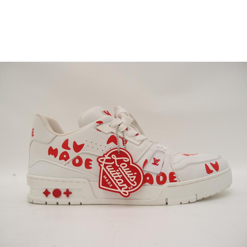 ＬＯＵＩＳ　ＶＵＩＴＴＯＮ ルイヴィトン　ローカット　メンズ　白/ＬＶ×ＮＩＧＯ　トレーナーラインスニーカー／８（約２７㎝）/1A9J9R NIGO//FD0291/Aランク/69