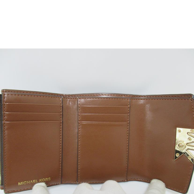 ＭＩＣＨＡＥＬ　ＫＯＲＳ/三つ折り財布／ＭＫシグネチャー・メタル/34F1GCDF8B//ABランク/63