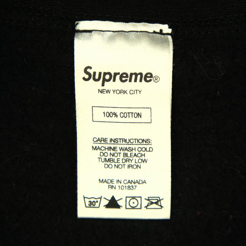 SUPREME シュプリーム/SUPREME×COMME des GARCONS ブラックパーカー/M/メンズインナー/ABランク/85【中古】