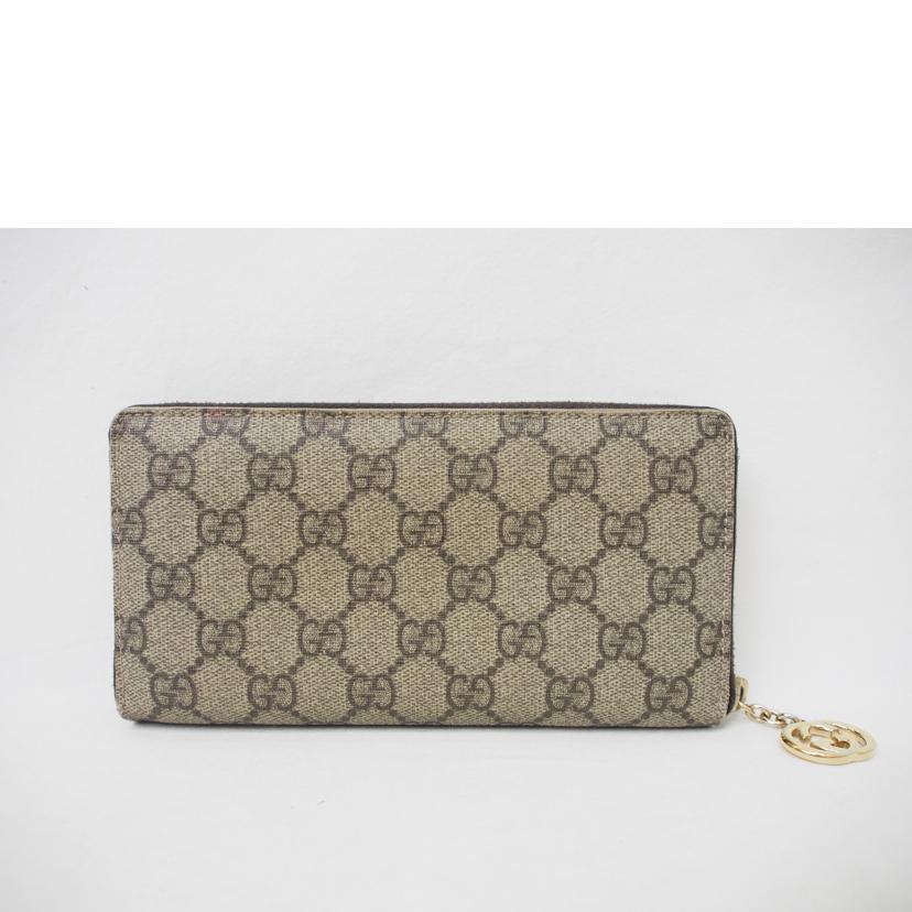 ＧＵＣＣＩ グッチ/ＧＧスプリーム／ラウンドファスナー／長財布/212110//4276/Bランク/78