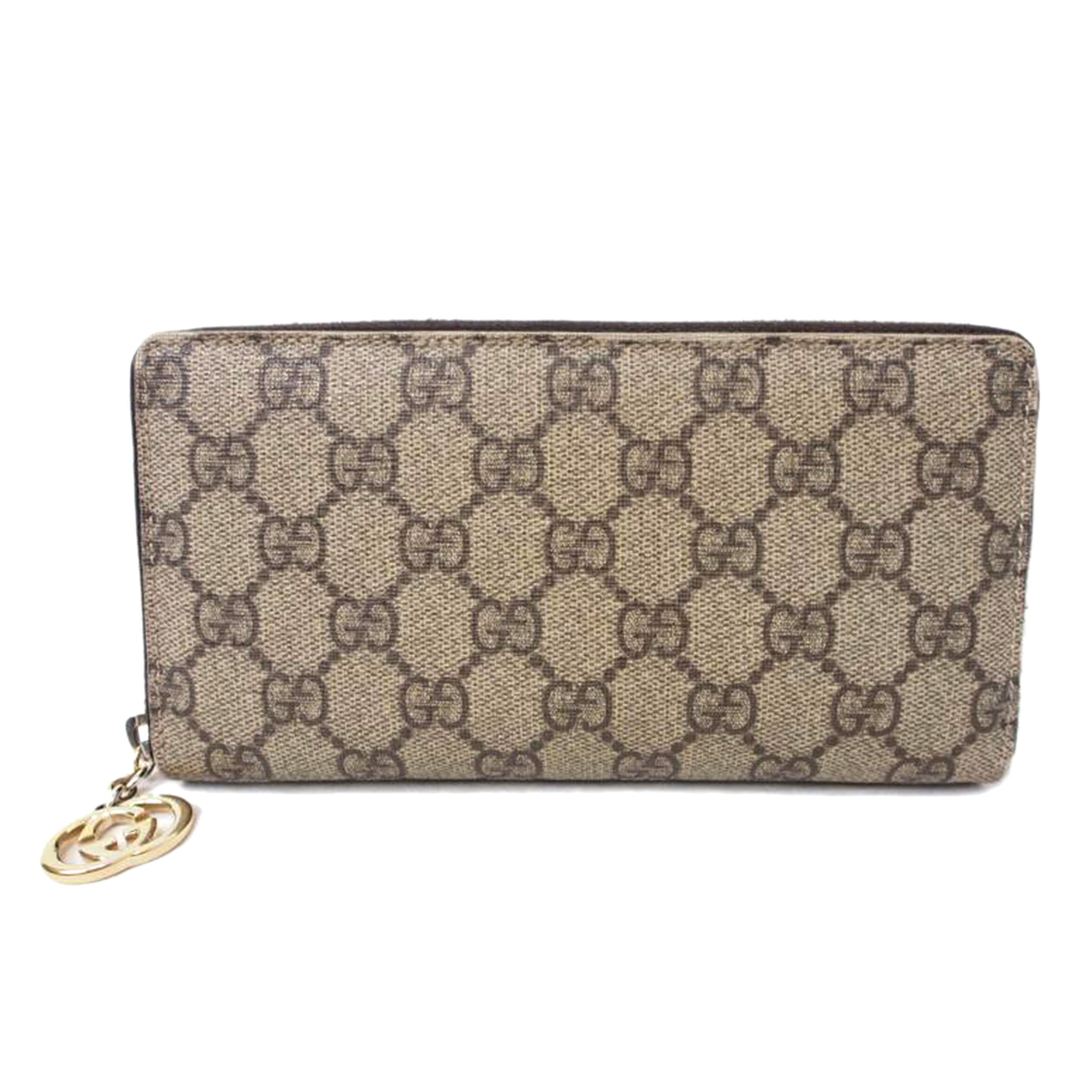 ＧＵＣＣＩ グッチ/ＧＧスプリーム／ラウンドファスナー／長財布/212110//4276/Bランク/78
