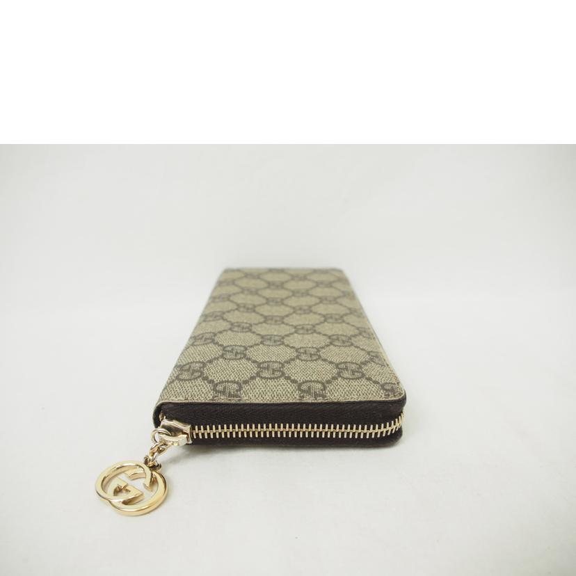 ＧＵＣＣＩ グッチ/ＧＧスプリーム／ラウンドファスナー／長財布/212110//4276/Bランク/78