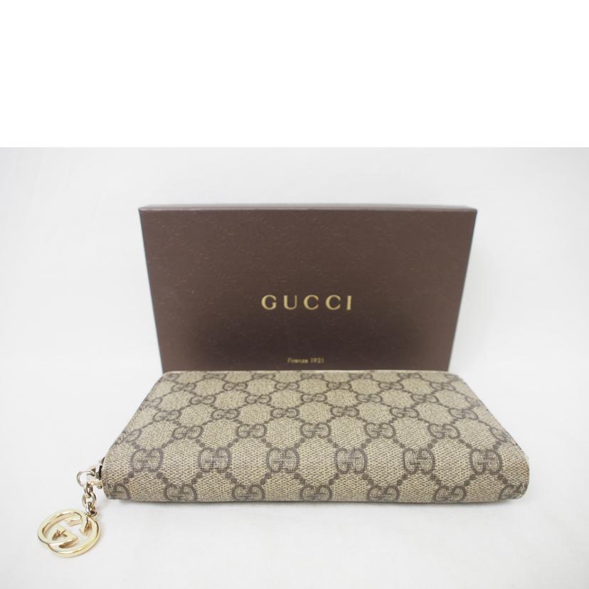 ＧＵＣＣＩ グッチ/ＧＧスプリーム／ラウンドファスナー／長財布/212110//4276/Bランク/78