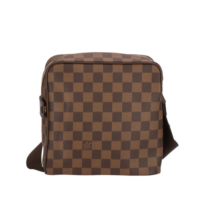 ＬＯＵＩＳ　ＶＵＩＴＴＯＮ ルイヴィトン ルイ・ヴィトン ビトン ダミエ・エベヌ 市松模様 ブラウン 茶 廃盤 ショルダーバッグ ハンドバッグ トートバッグ ブラウン メンズ レディース 定番 人気 ＬＶ 斜め掛け 肩がけ/オラフＰＭ／ダミエ／エベヌ　/N41442//MI0***/Aランク/75