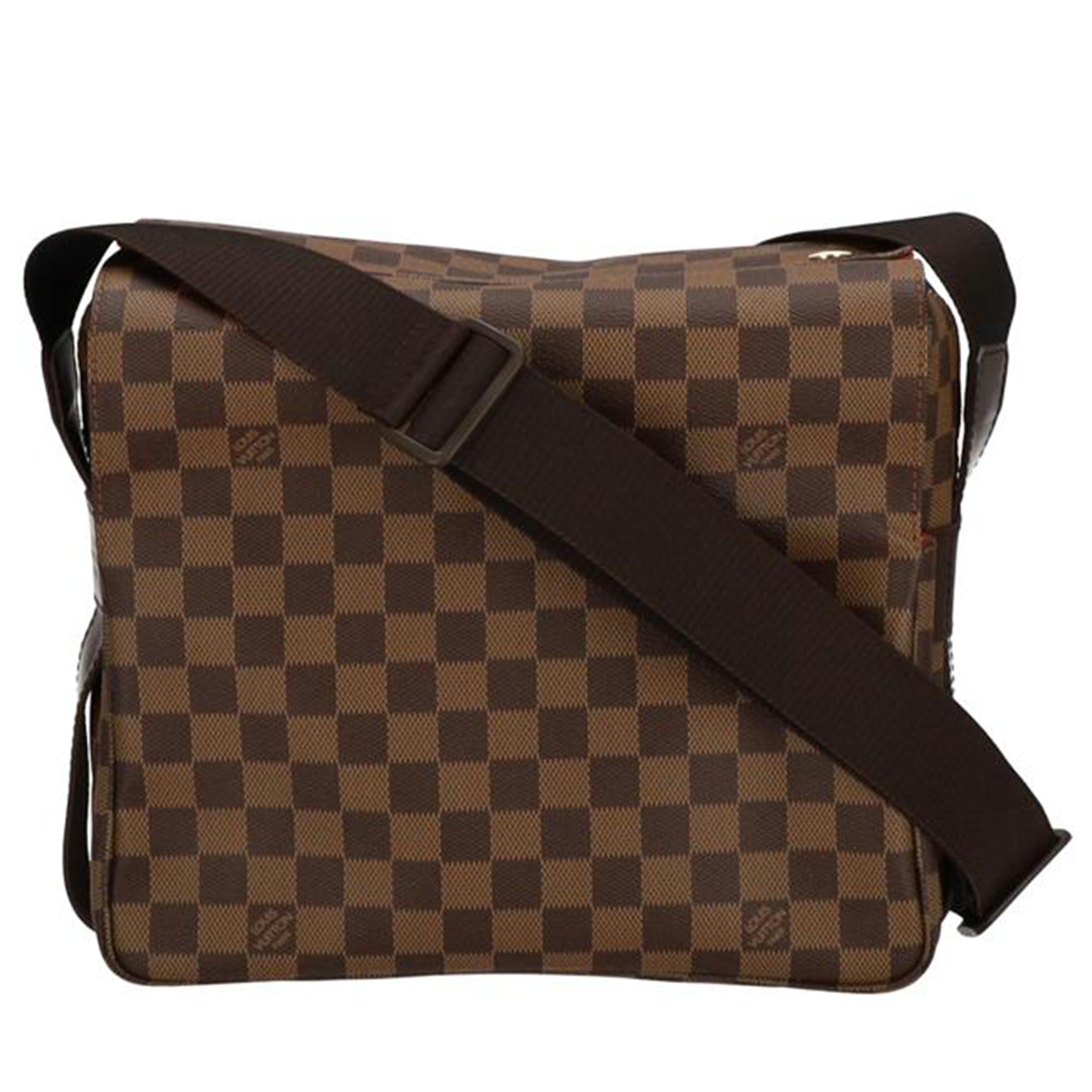 ＬＯＵＩＳ　ＶＵＩＴＴＯＮ ルイヴィトン ルイ・ヴィトン ビトン ダミエ・エベヌ 市松模様 ブラウン 茶 ショルダーバッグ ハンドバッグ トートバッグ ブラウン メンズ レディース 定番 人気 ＬＶ 斜め掛け 肩がけ/ナヴィグリオ／ダミエ／エベヌ/N45255//SR0***/Aランク/75