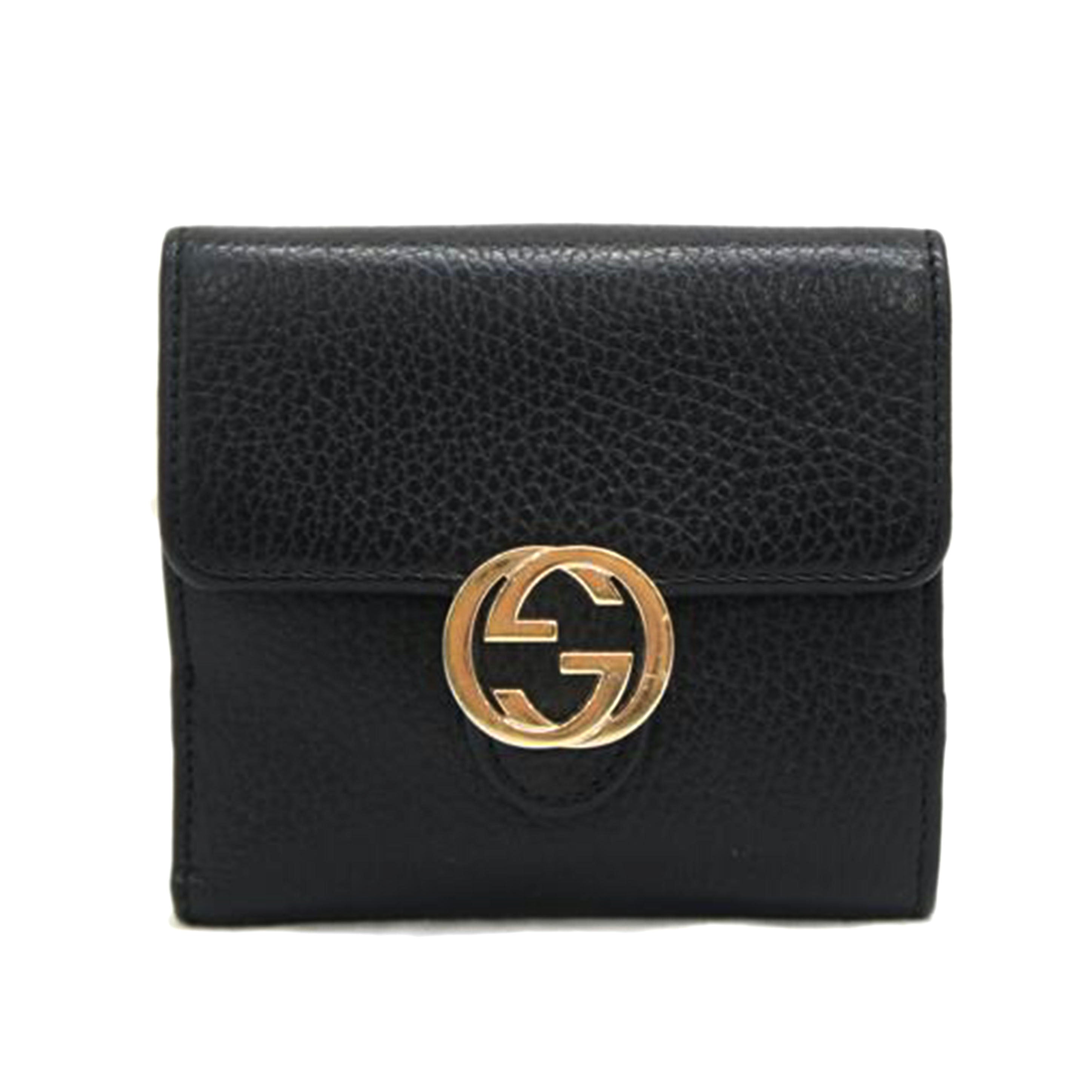 ＧＵＣＣＩ グッチ/インターロッキング折り財布/615525//1147/ABランク/05