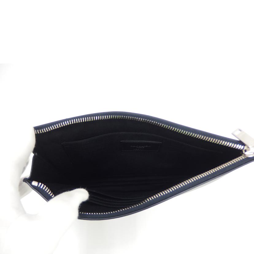 ＳＡＩＮＴＬＡＵＲＥＮＴ　 ｻﾝﾛｰﾗﾝ/クラッチレザー／ネイビー/375950//Aランク/82