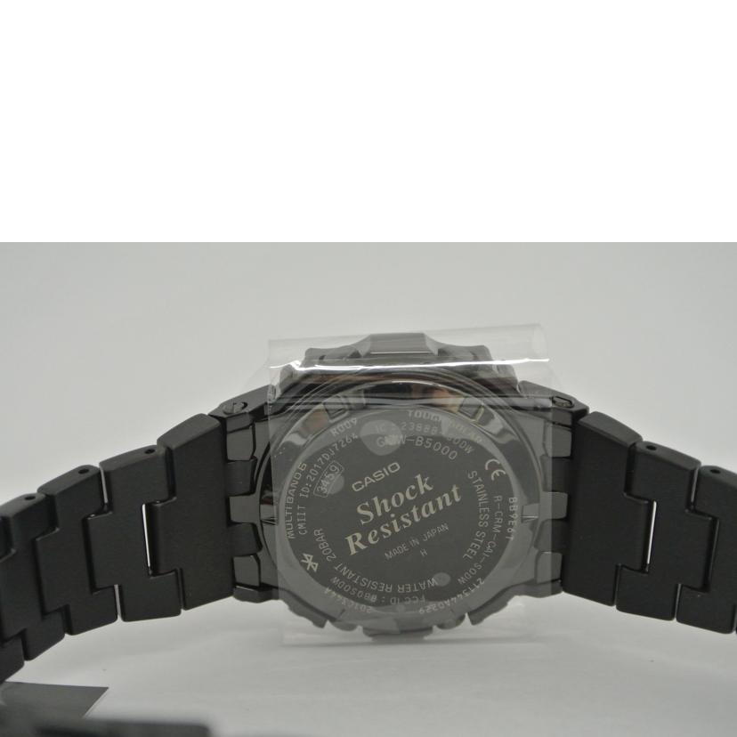 ＣＡＳＩＯ カシオ/Ｇ－ＳＨＯＣＫ　ソーラー電波Ｂｌｕｅｔｏｏｔｈ四角　黒/GMW-B5000GD//211344A0229/Sランク/87