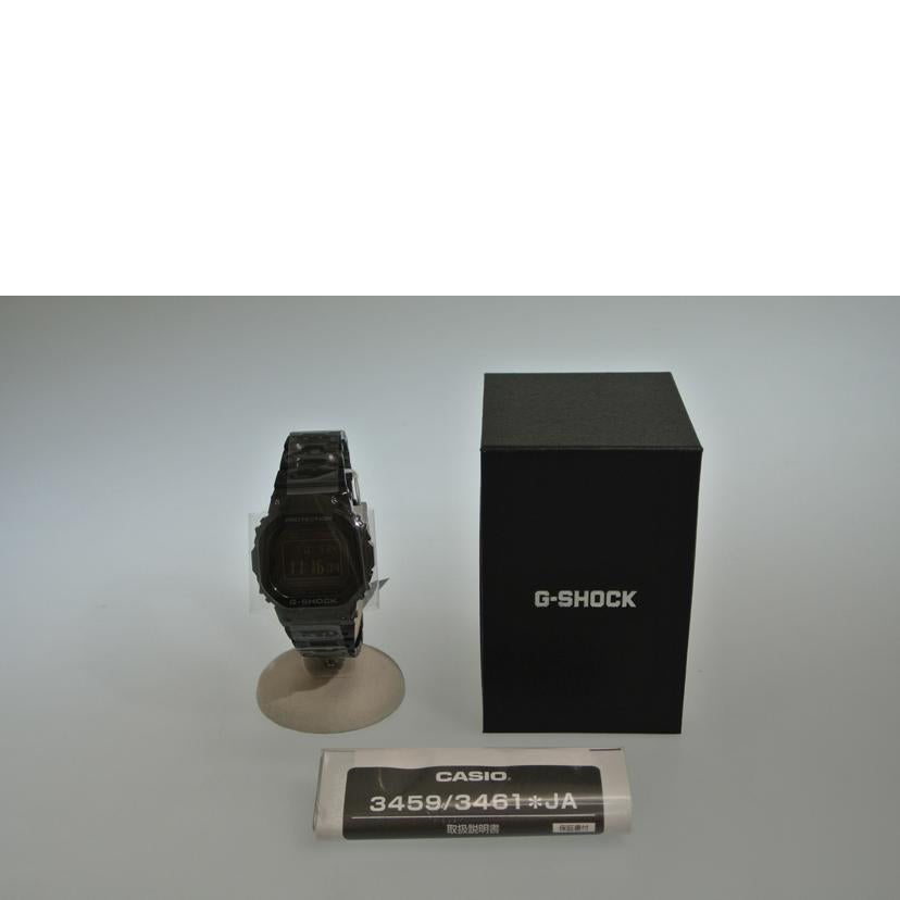 ＣＡＳＩＯ カシオ/Ｇ－ＳＨＯＣＫ　ソーラー電波Ｂｌｕｅｔｏｏｔｈ四角　黒/GMW-B5000GD//211344A0229/Sランク/87