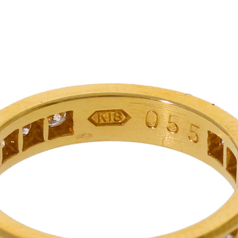 /　Ｋ１８ダイヤリング０．５５ｃｔ　３．３ｇ//ABランク/75
