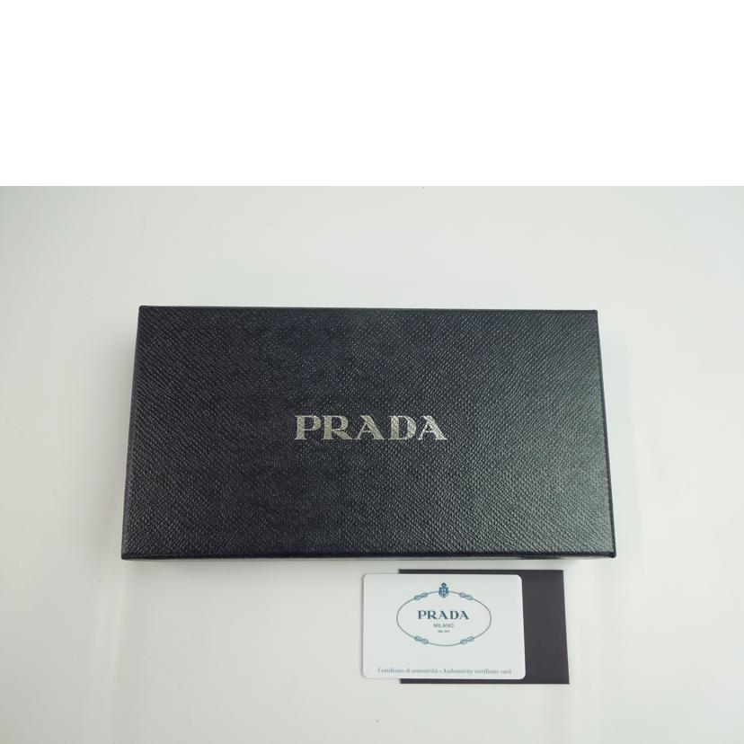 ＰＲＡＤＡ プラダ/サフィアーノレザーメタルレタリングロゴラウンドジップウォレット/1ML506//12N/Aランク/83