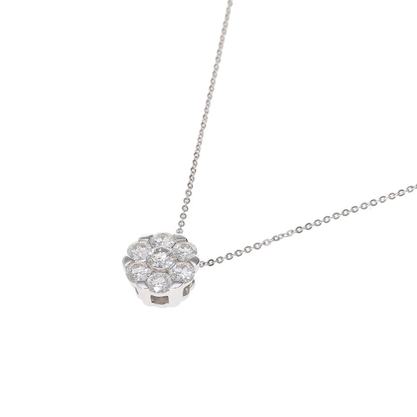 /　Ｋ１８／Ｋ１８ＷＧダイヤネックレス０．７２ｃｔ//Aランク/75