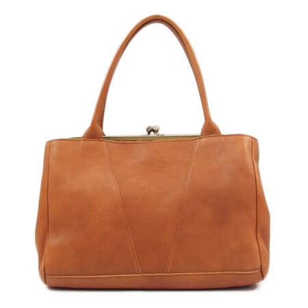 Ｋａｎｍｉ カンミ/カンミ　がま口レザートートバッグ　キャメル　//ABランク/83