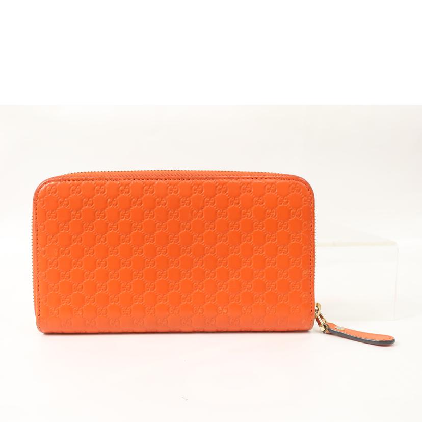ＧＵＣＣＩ グッチ/ラウンドファスナー　長財布　オレンジ　橙　ビタミンカラー/449391//Bランク/65