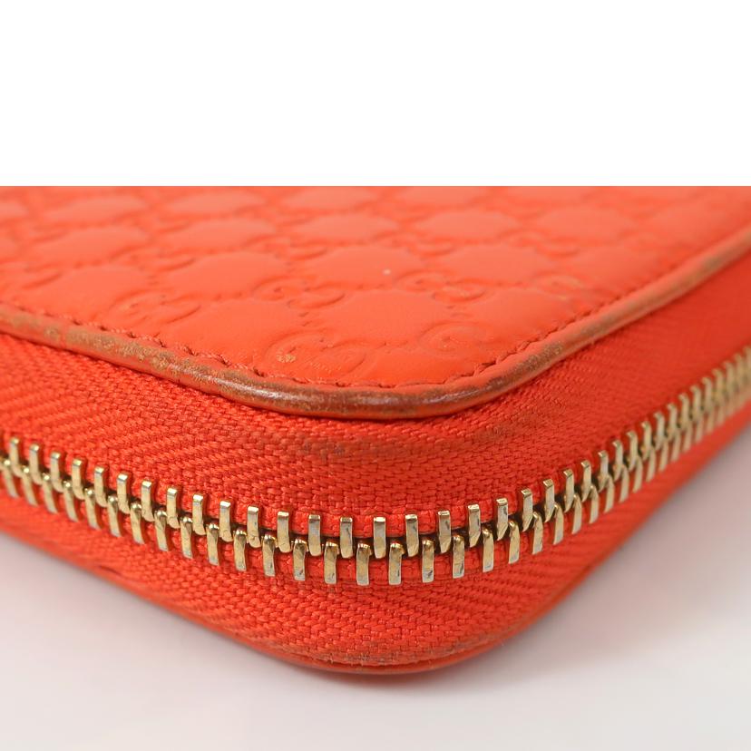 ＧＵＣＣＩ グッチ/ラウンドファスナー　長財布　オレンジ　橙　ビタミンカラー/449391//Bランク/65