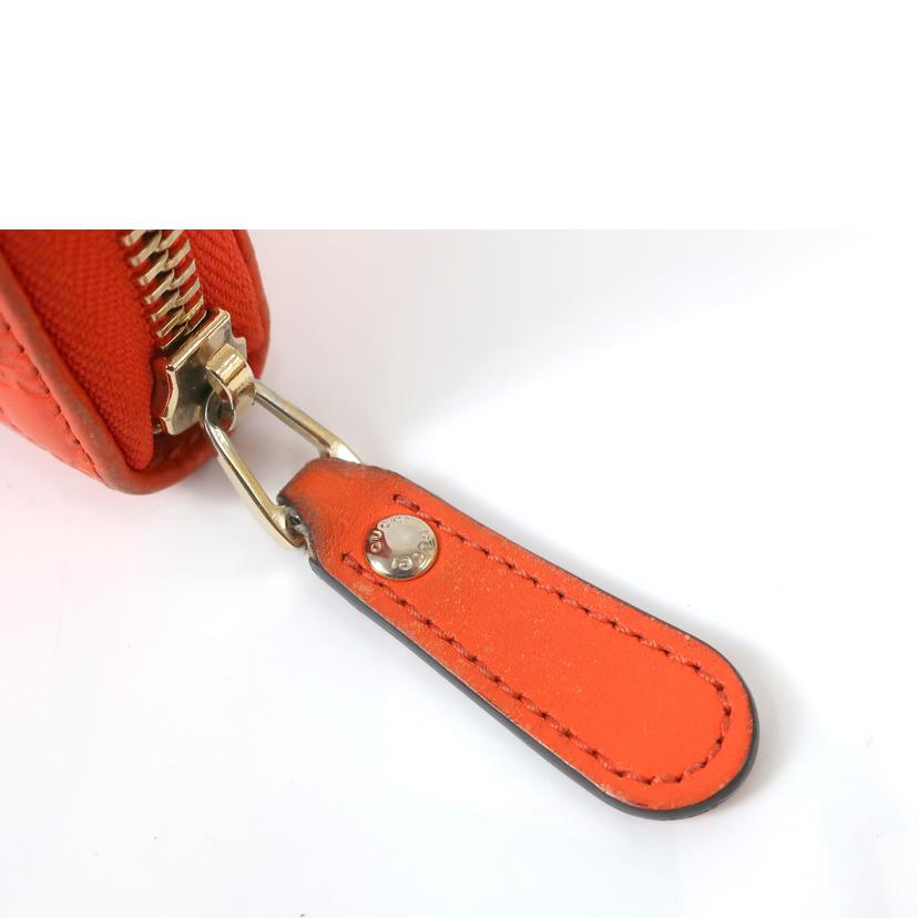 ＧＵＣＣＩ グッチ/ラウンドファスナー　長財布　オレンジ　橙　ビタミンカラー/449391//Bランク/65