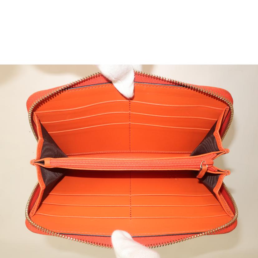 ＧＵＣＣＩ グッチ/ラウンドファスナー　長財布　オレンジ　橙　ビタミンカラー/449391//Bランク/65