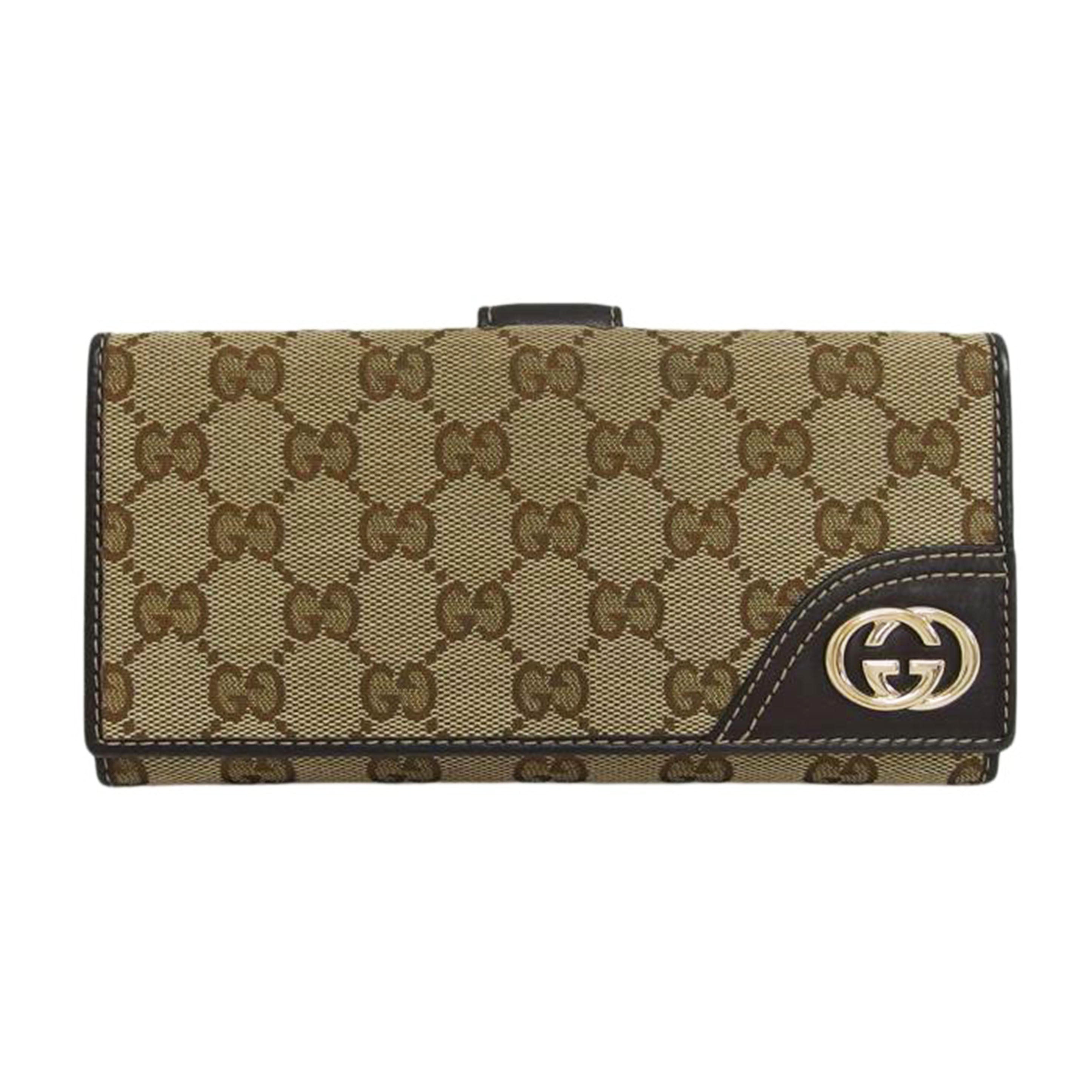 ＧＵＣＣＩ グッチ/ＧＧキャンバス／Ｗホック長財布/181593//0416/ABランク/04