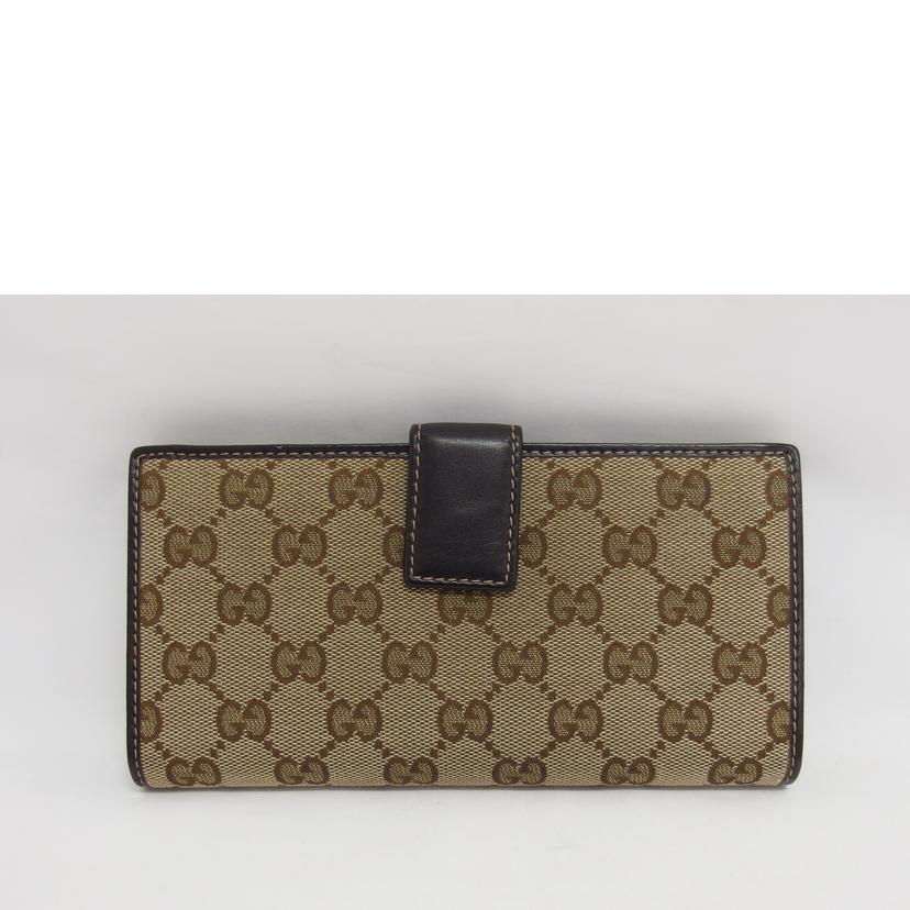 ＧＵＣＣＩ グッチ/ＧＧキャンバス／Ｗホック長財布/181593//0416/ABランク/04