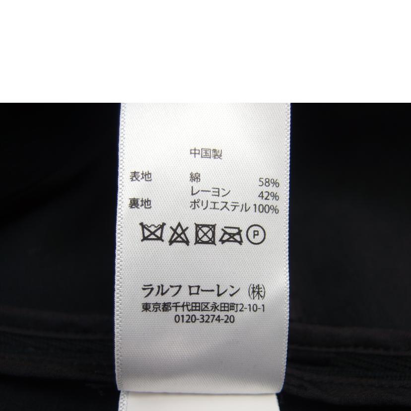 ＰＯＬＯ　ＲＡＬＰＨ　ＬＡＵＲＥＮ/ＰＯＬＯ　ＲＡＬＰＨ　ＬＡＵＲＥＮ　　テーラード　シングル　エンブレムジャケット　ロゴ　刺 ＰＲＬ　４ツボタン　ブラック　サイズ１４（Ｌ）/03945310963//ABランク/83