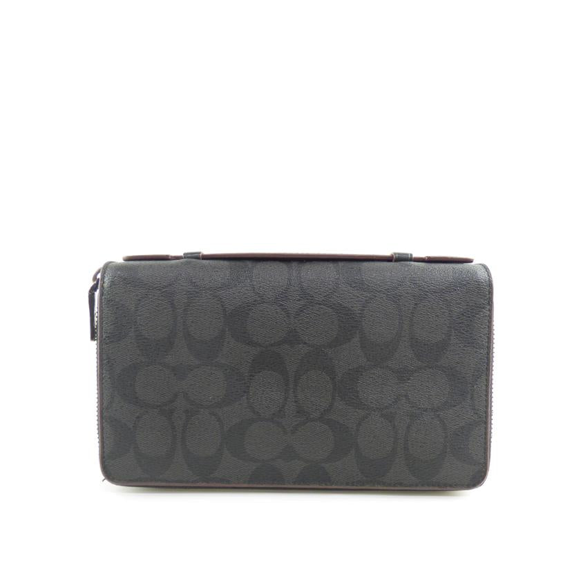 ＣＯＡＣＨ コーチ/ＷファスナーシグネチャーＰＶＣレザー長財布/F25528//H18**/Bランク/64