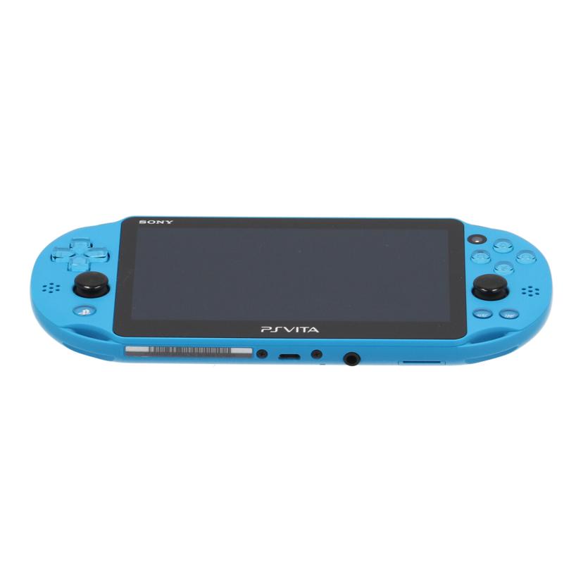 4-406 PSVITA PCH-2000 アクアブルー PS Vita SONY PCH-2000 Slim Aqua Blue Wi-Fi LCD w/ Charger