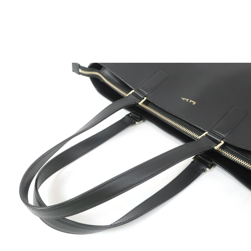Ｐａｕｌ　Ｓｍｉｔｈ ポールスミス/レザートートバッグ　ハンドバッグ　Ａ４収納可　通勤　通学　ブラック　マルチカラー//ABランク/65