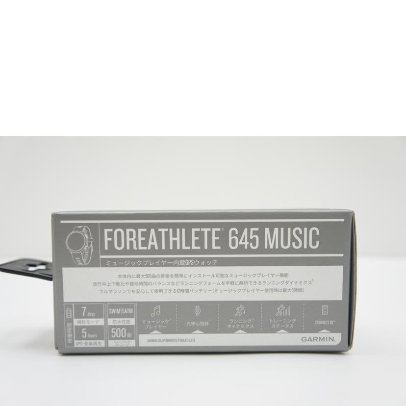 ＧＡＲＭＩＮ/ＧＰＳウオッチ/FOREATHLETE 645 MUSIC//59T211129/Sランク/75