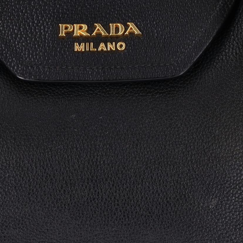ＰＲＡＤＡ プラダ/レザー２ＷＡＹハンド／ブラック/1BA270//Bランク/75