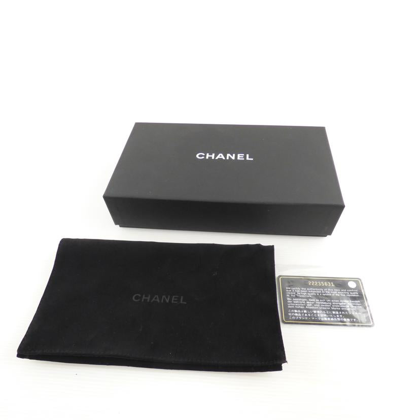ＣＨＡＮＥＬ シャネル/キャビアスキンラウンドファスナー長財布//222*****/Bランク/64