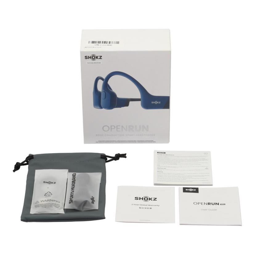 SHOKZ ショックス/骨伝導ワイヤレスヘッドホン/OPEN RUN S803/S8033235189512/ヘッドホン/Bランク/64【中古】 Shokz (新色追加)Shokz ショックス OpenRun オープンラン S803
