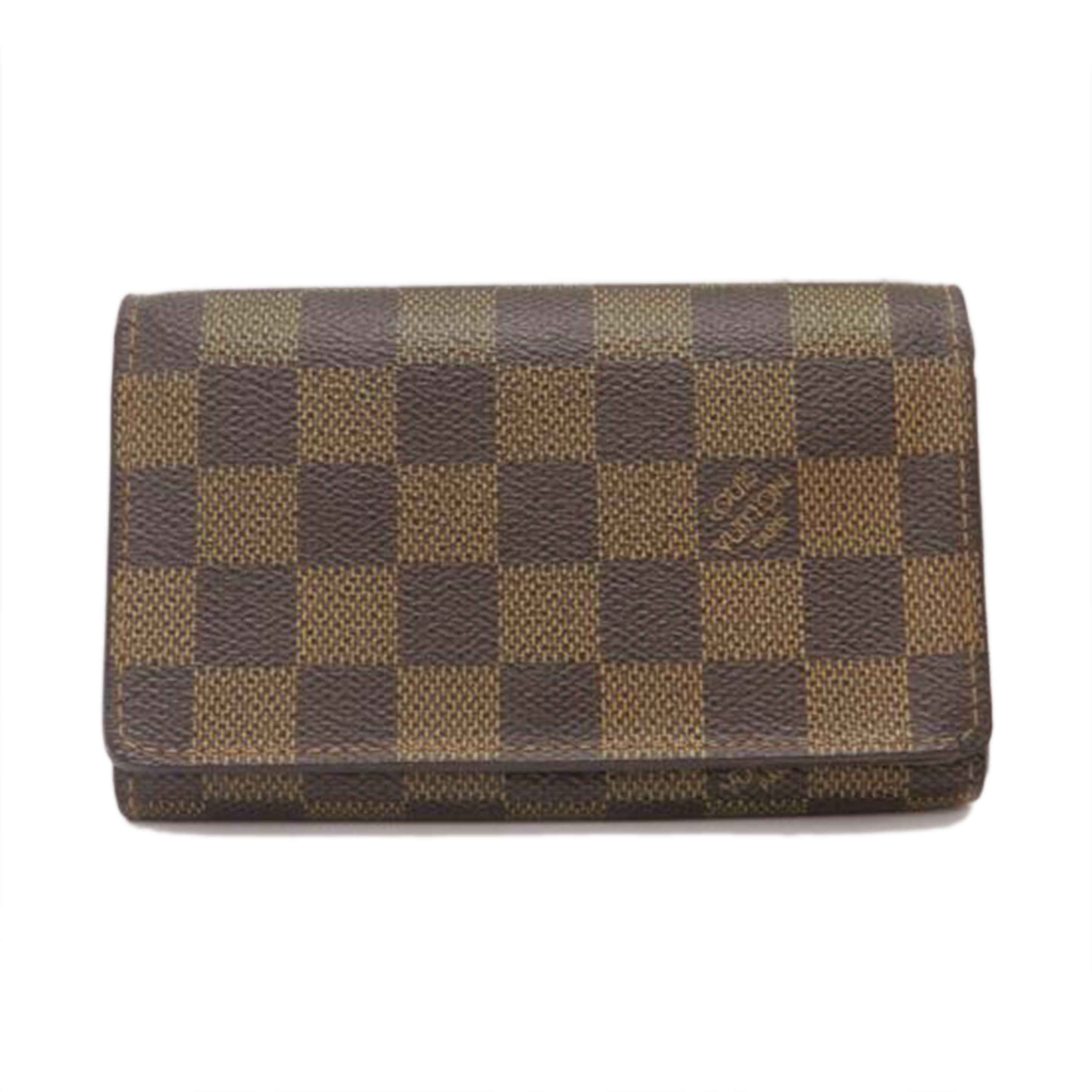 ＬＯＵＩＳ　ＶＵＩＴＴＯＮ ルイヴィトン　二つ折り財布　市松模様　/ポルトモネ・ビエトレゾール　／ダミエ・エベヌ/N61730//CA016/ABランク/69