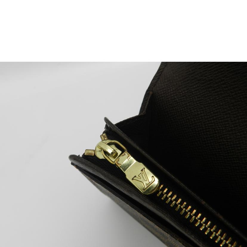 ＬＯＵＩＳ　ＶＵＩＴＴＯＮ ルイヴィトン　二つ折り財布　市松模様　/ポルトモネ・ビエトレゾール　／ダミエ・エベヌ/N61730//CA016/ABランク/69