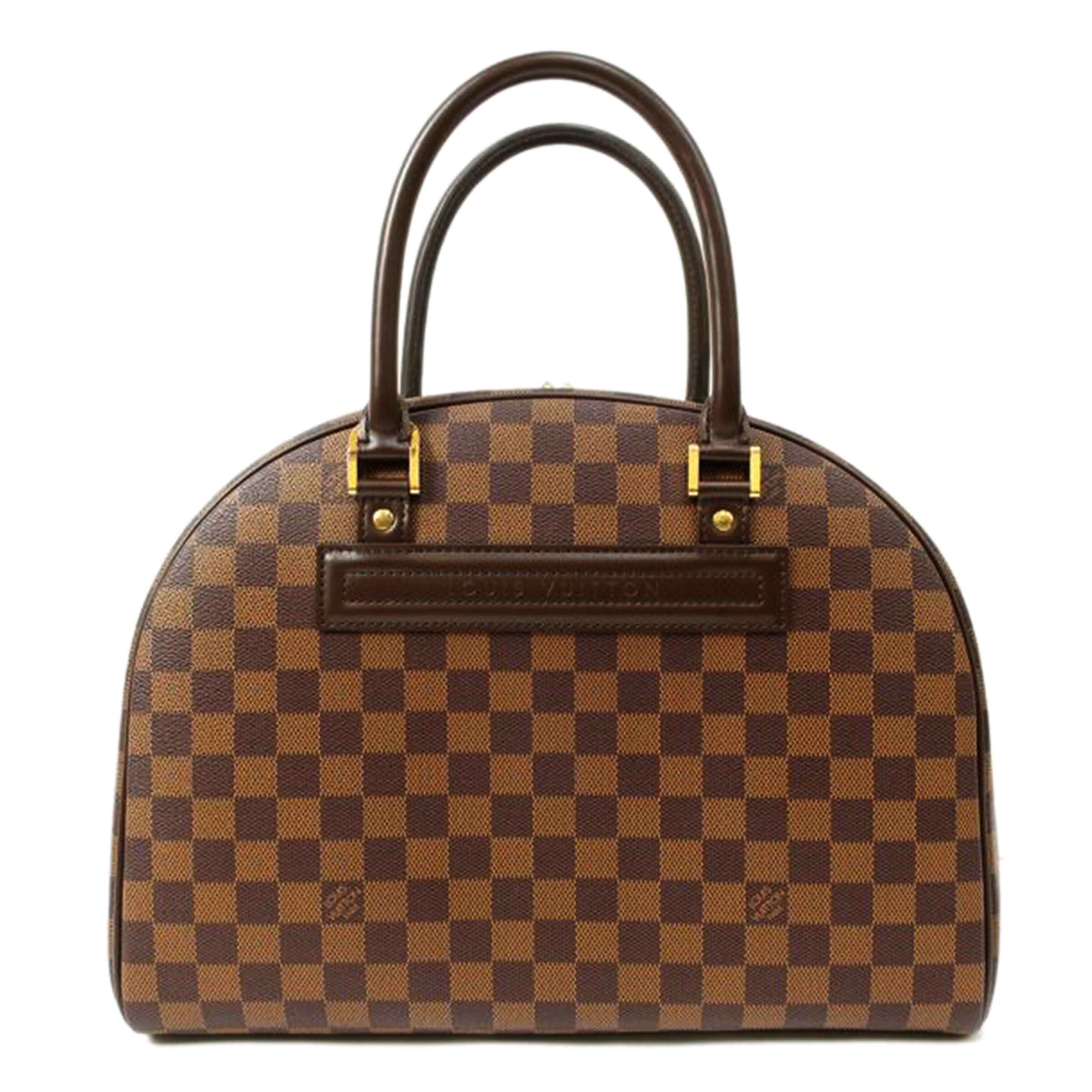 ＬＯＵＩＳ　ＶＵＩＴＴＯＮ ルイヴィトン ルイ・ヴィトン ビトン ダミエ・エベヌ 市松模様 ブラウン 茶 トラベルバッグ ショルダーバッグ ハンドバッグ トートバッグ ブラウン メンズ レディース 定番 人気 ＬＶ 斜め掛け 肩がけ/ノリータ／ダミエ／エベヌ　ハンドバッグ/N41455//SP0***/Aランク/65