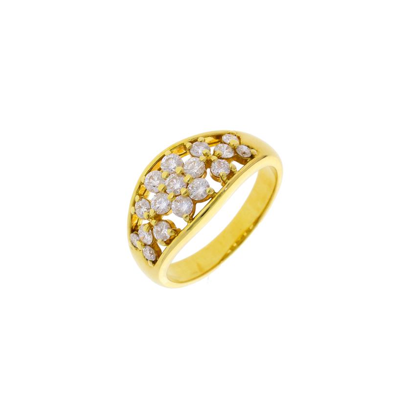 /Ｋ１８ダイヤリング０．７０ｃｔ／＃１２//Aランク/75