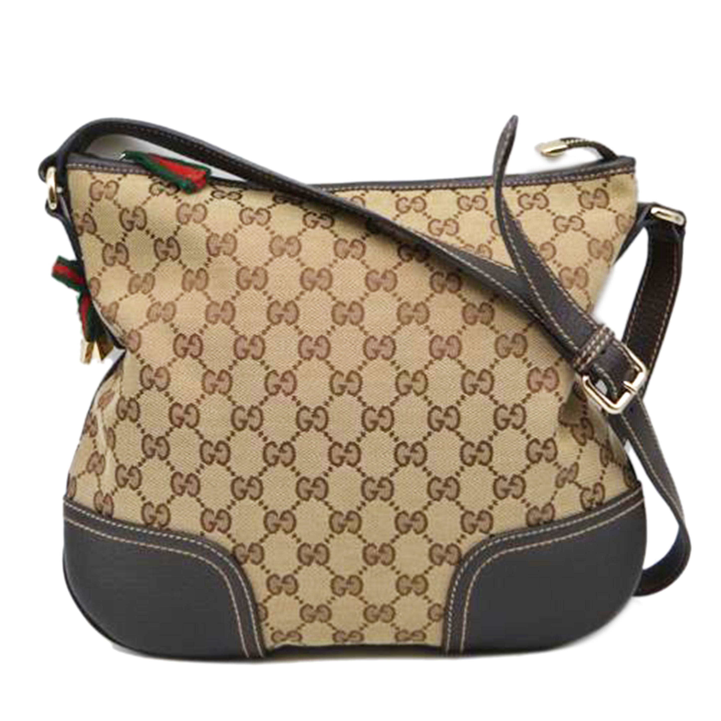 ＧＵＣＣＩ グッチ/ＧＧキャンバスシェリーラインレザーショルダー/204939//497***/ABランク/89
