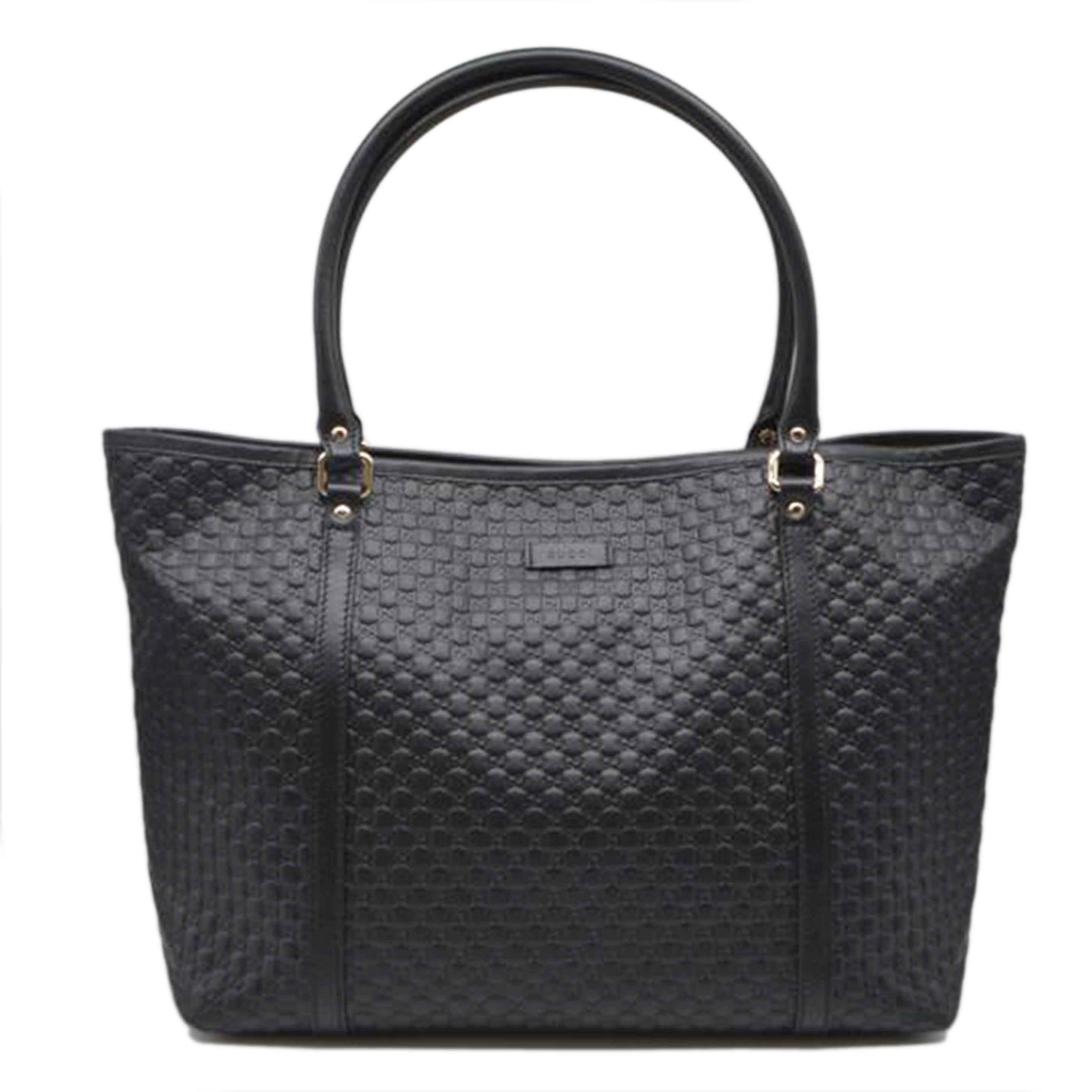 ＧＵＣＣＩ グッチ/マイクログッチシマレザートート／ノワール/449647//527***/Aランク/89