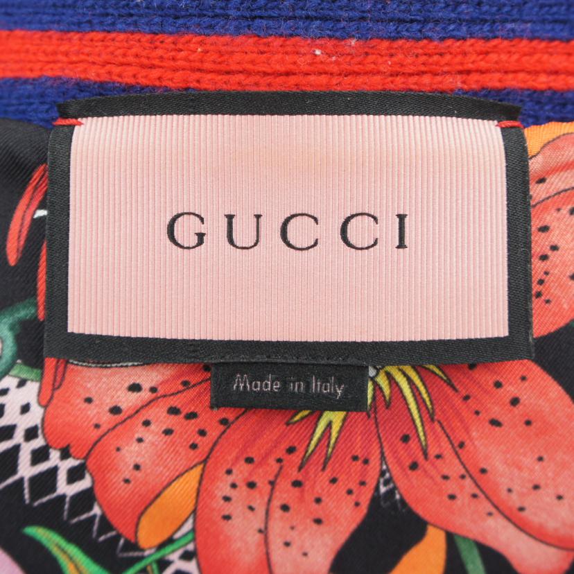 ＧＵＣＣＩ グッチ/ＧＧ柄Ｖネックカーディガン・裏地総柄シルク/457429//▲29部門/ABランク/75