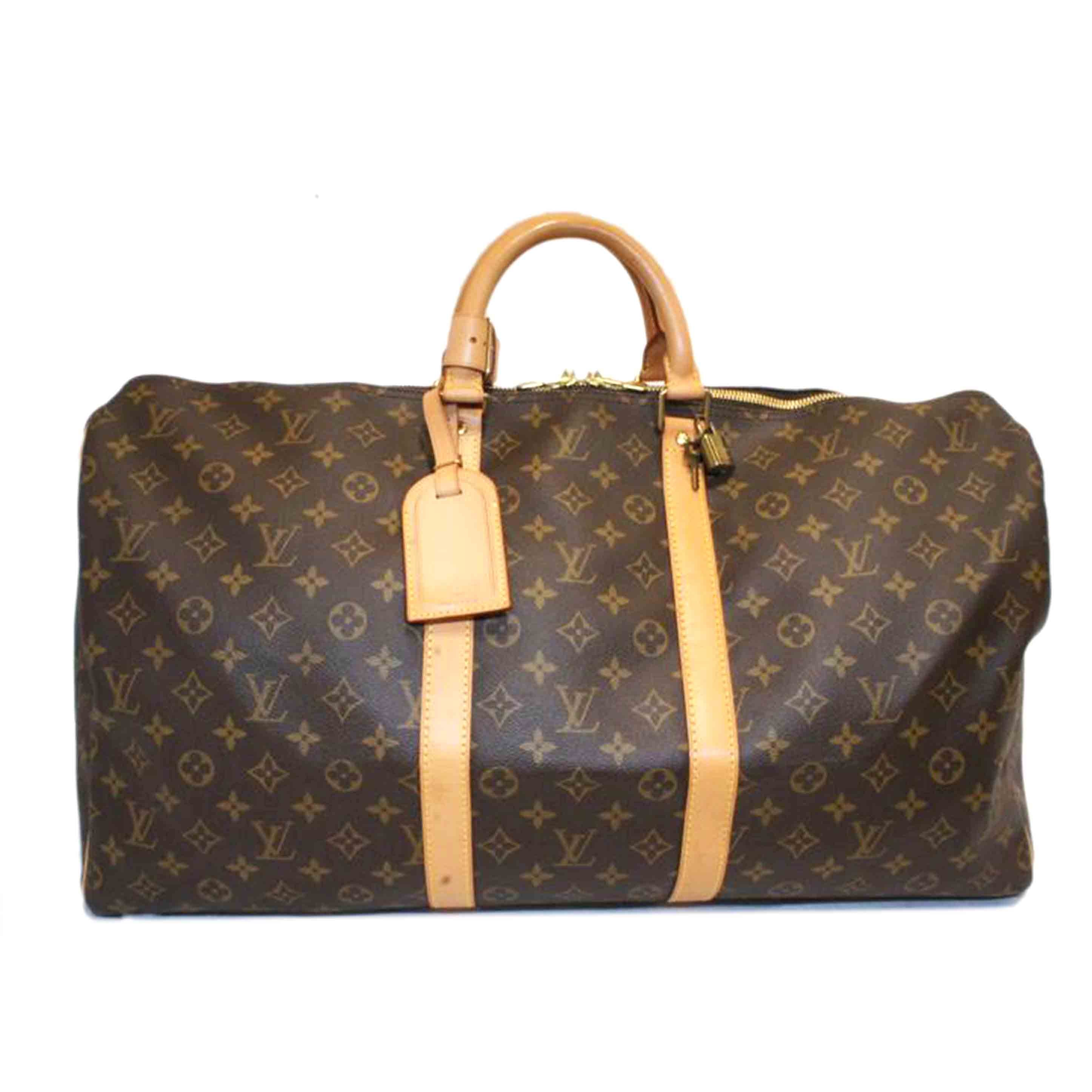 ＬＯＵＩＳ　ＶＵＩＴＴＯＮ ルイヴィトン ルイ・ヴィトン ビトン ショルダーバッグ ハンドバッグ トートバッグ ボストンバッグ トラベルバッグ ブラウン メンズ レディース 定番 人気 ＬＶ 斜め掛け 肩がけ/キーポル　５５／モノグラム/M41424//FL1***/ABランク/92
