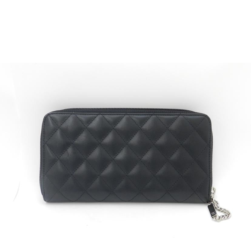 ＣＨＡＮＥＬ シャネル　レディース/カンボンライン・ラウンドファスナー長財布／ブラック/A50078//17479493/Aランク/69