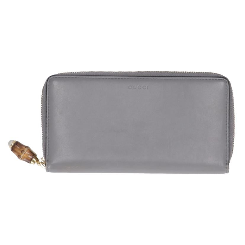 ＧＵＣＣＩ グッチ/バンブーラウンドファスナー長財布/453158//493075/Bランク/75