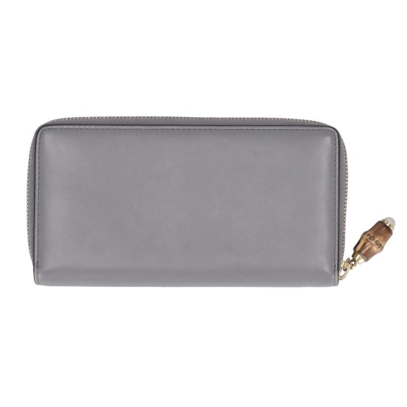 ＧＵＣＣＩ グッチ/バンブーラウンドファスナー長財布/453158//493075/Bランク/75
