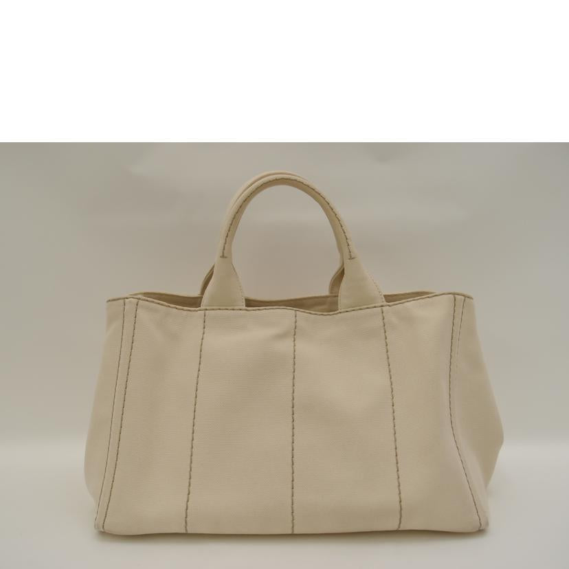 ＰＲＡＤＡ プラダ　トートバッグ　ハンドバッグ　2way　ショルダー　キャンバス　生成り色/カナパトート２ｗａｙ／ＧＲＥＺＺＯ/1BG642//204/ABランク/69